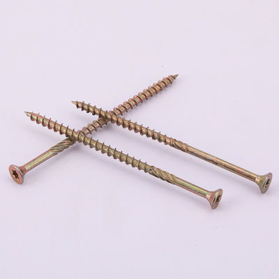 Phẩm chất  Yellow Zinc Torx Drive Chipboard Screw Double Countersunk Head Chipboard Screw nhà máy
