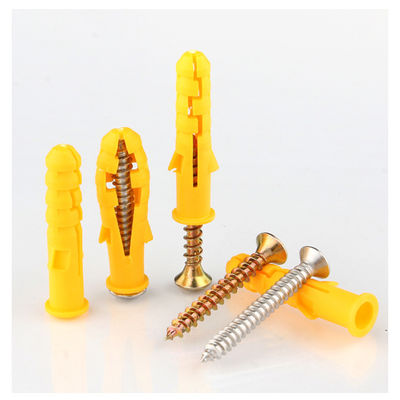 Phẩm chất  Plastic Drywall Wall Anchors Nylon Wall Plug Anchor With Self Tapping Screws For Plasterboard nhà máy
